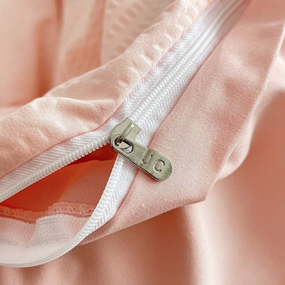 Enkelpastellfärgad sängklädset