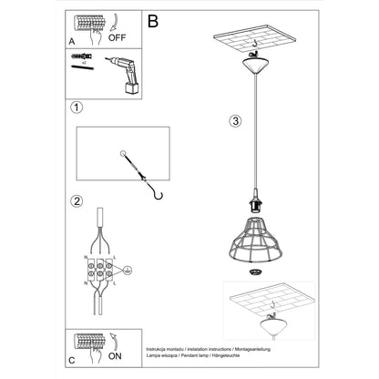 Anata Modern Taklampa - Vit Stål - E27 LED Kompatibel