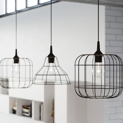 Anata Pendellampa - Svart Stål - E27 Max 15W - Modern Skandinavisk Design