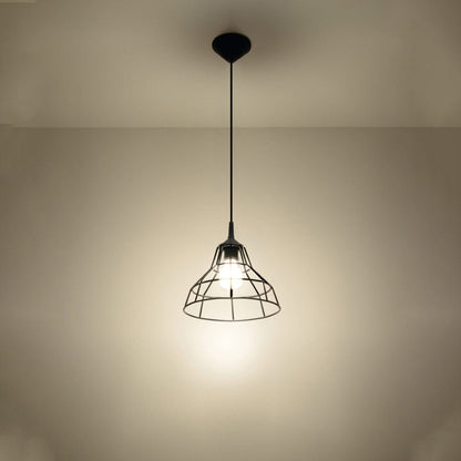 Anata Pendellampa - Svart Stål - E27 Max 15W - Modern Skandinavisk Design