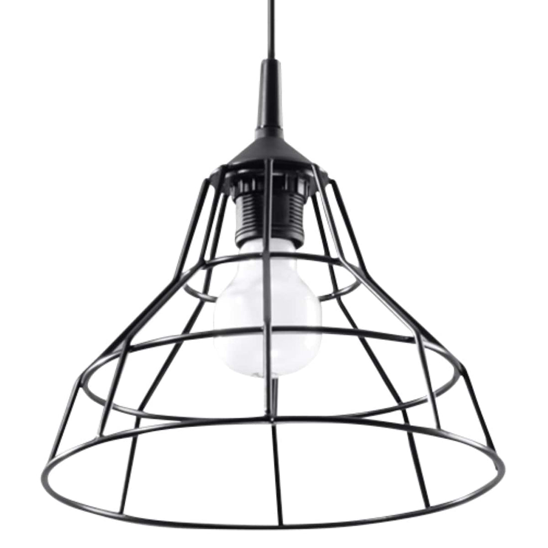 Anata Pendellampa - Svart Stål - E27 Max 15W - Modern Skandinavisk Design