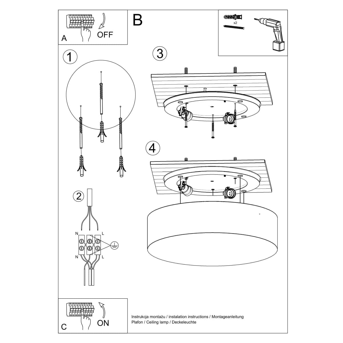 Arena Designer Taklampa - Grå - 1xE27 LED - Modern PVC Armatur