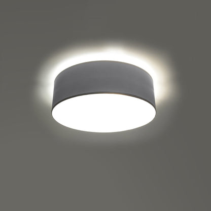 Arena Designer Taklampa - Grå - 1xE27 LED - Modern PVC Armatur