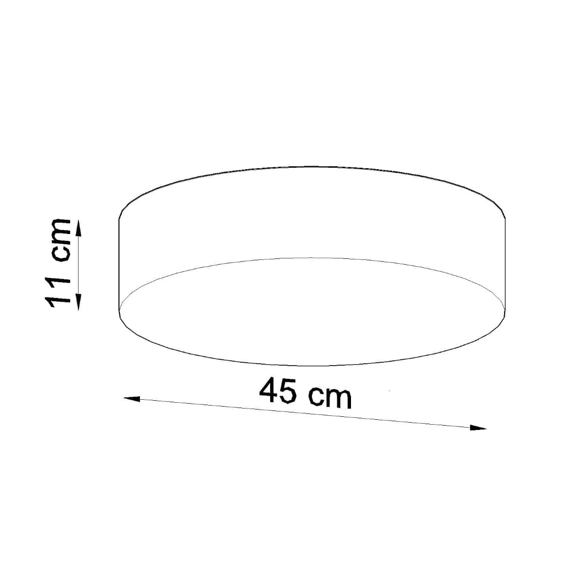 Arena Designer Taklampa - Grå - 3xE27 LED - Modern PVC Armatur