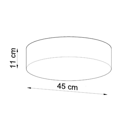 Arena Designer Taklampa - Grå - 3xE27 LED - Modern PVC Armatur