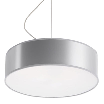 Arena Gray Taklampa - Modern PVC Design - E27 LED - 35x35x11 cm