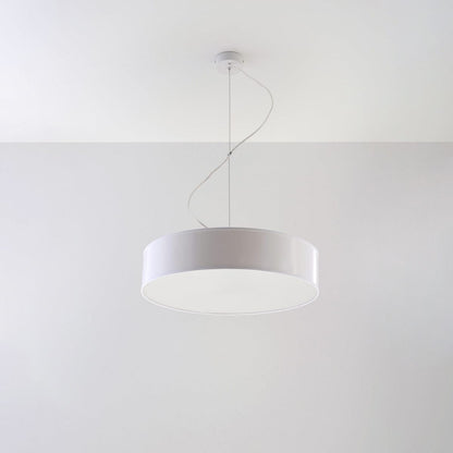 Arena Vit Taklampa - 3x E27 LED - Modern PVC Design - 45x45x11 cm