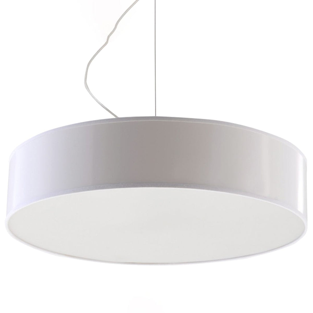Arena Vit Taklampa - 3x E27 LED - Modern PVC Design - 45x45x11 cm