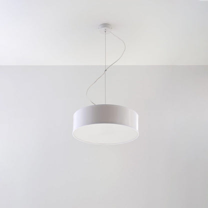 Arena Vit Taklampa - Modern PVC Design - E27 LED - 35x35x11 cm
