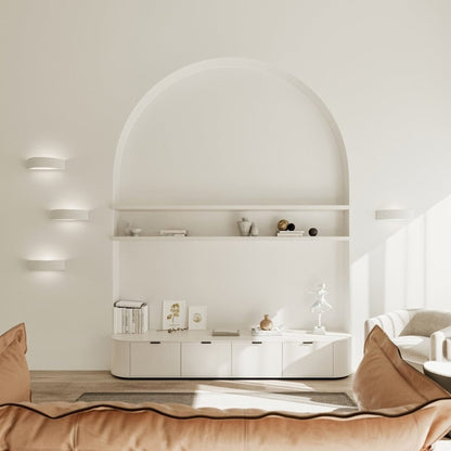 Atena Keramik Vägglampa - Vit - Modern &amp; Klassisk Design - E27