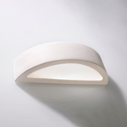 Atena Keramik Vägglampa - Vit - Modern &amp; Klassisk Design - E27