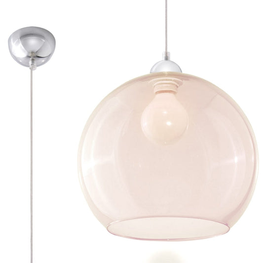 BALL Glaskronlampa - Minimalistisk Design - 8 Färgalternativ - E27 Lampa Kompatibel - Jämn Ljustillförsel