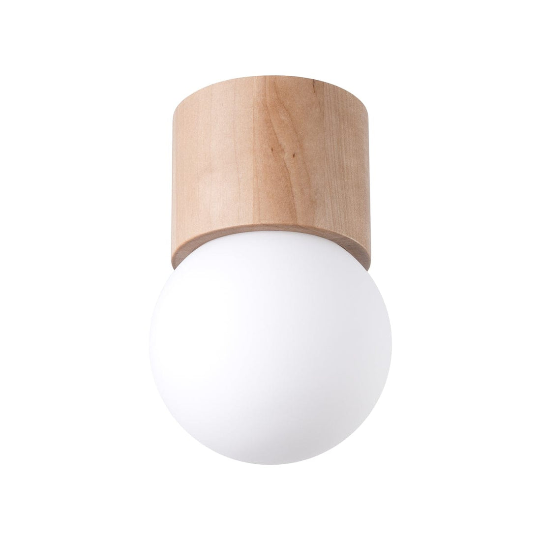 BOOMO - Taklampa - Skandinavisk Minimalistisk Design - Naturligt Trä - Varmt Ljus - Kompatibel med Flera Lampa Typer