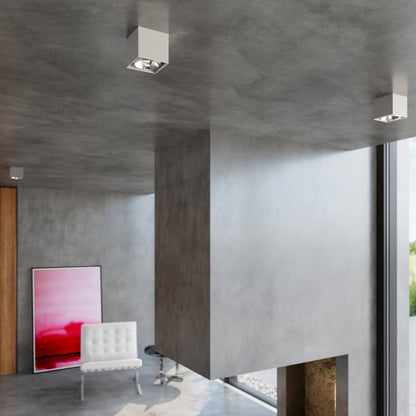 Taklampa Blake Grå - Modern BLAKE Spot Taklampa - Minimalistisk Design - Lätt Ytmontering - Kompatibel med GU10 Lampor