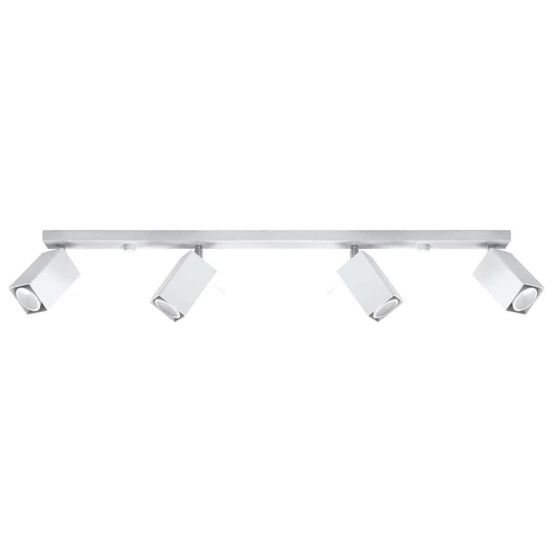 Taklampa Merida 4 L Vit - Modern Spot Taklampa - 4 Justerbara Skärmar - Hållbar Stål Design - GU10 Ljuskälla Kompatibel