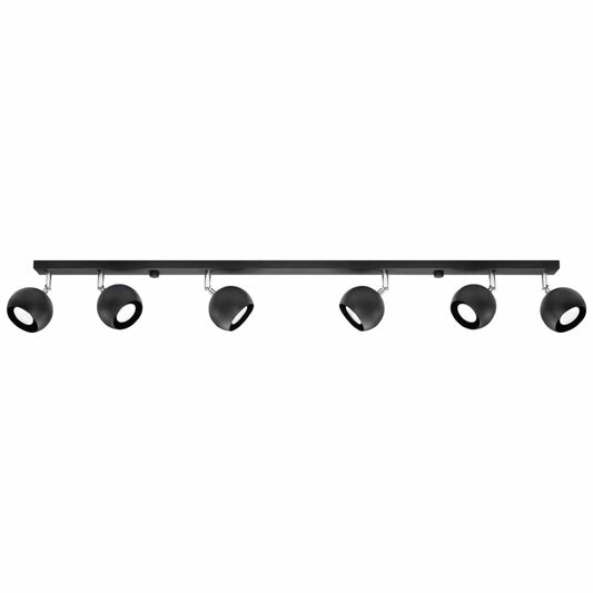 Taklamp Oculare 6 L Svart - Modern Spot Taklampa - Justerbar Multidirektionell Belysning