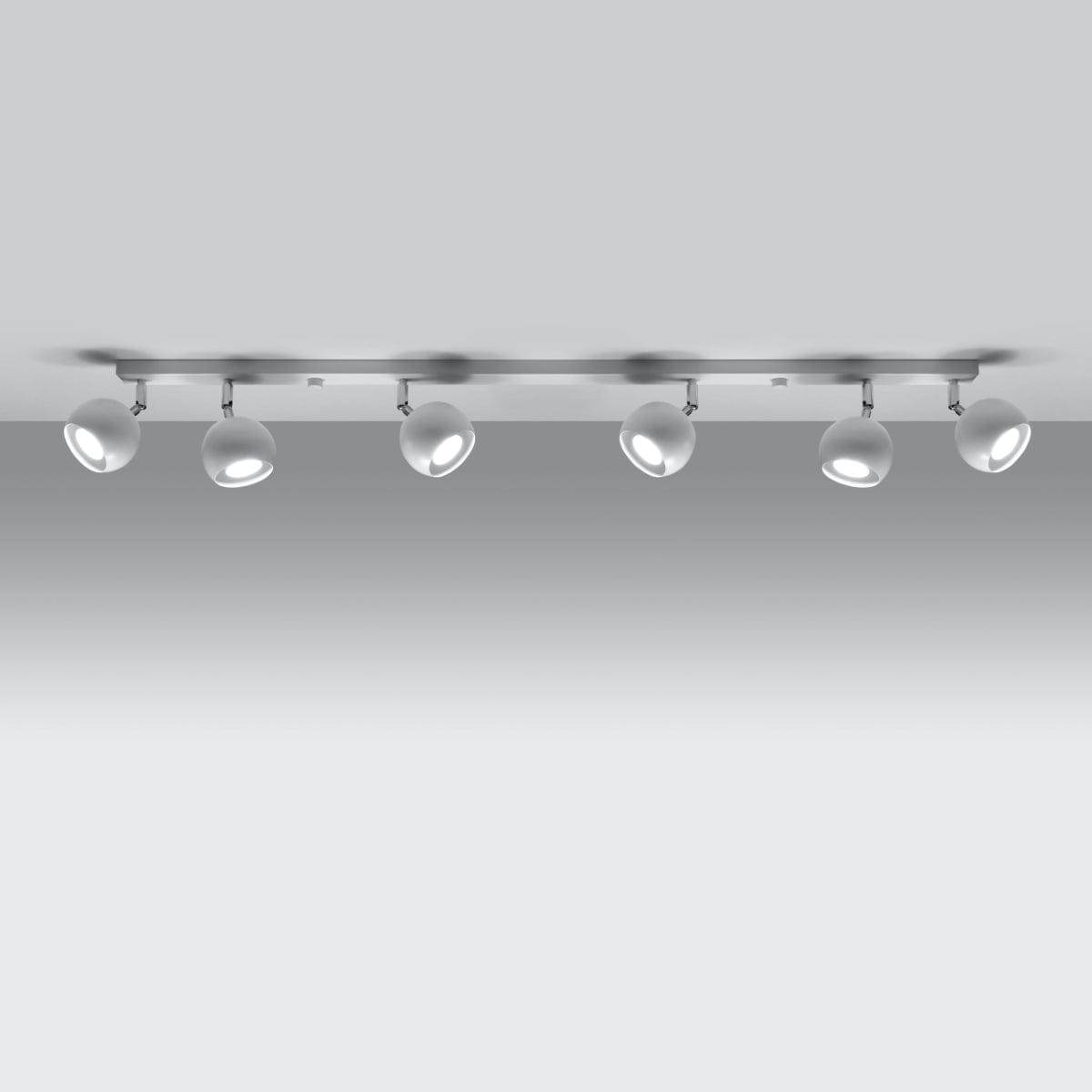 Taklampa Oculare 6 L Vit - Modern Spot Taklampa - Multi-Direktionell Justerbar Belysning