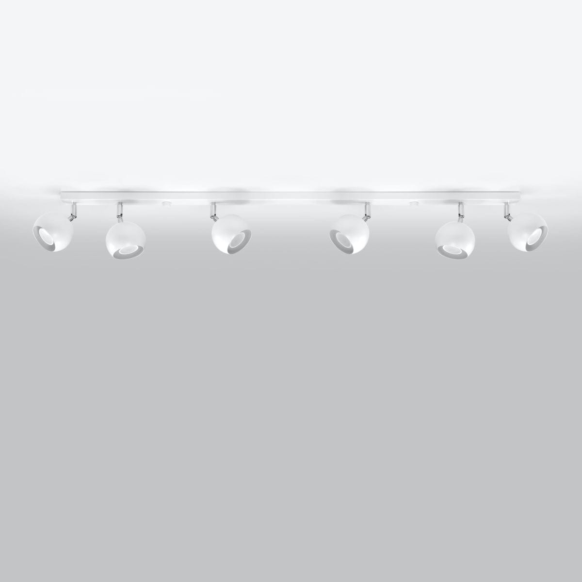 Taklampa Oculare 6 L Vit - Modern Spot Taklampa - Multi-Direktionell Justerbar Belysning