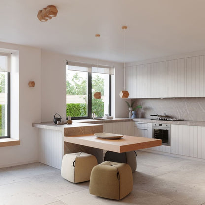 Taklampa trä Woody Skandinavisk Design GU10