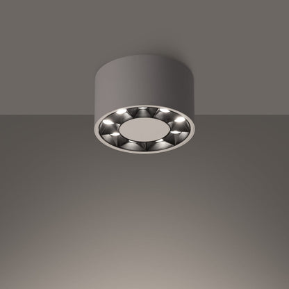 DIO Taklampa - Vit LED - Minimalistisk Modern Design - Hållbart Aluminium Material - Polsk Kvalitet - Mångsidig för Vardagsrum eller Sovrum