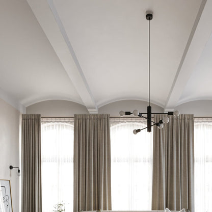 DUOMO 5 Industriell Taklampa - Svart Pulverlackerad Stål - Loftdesign