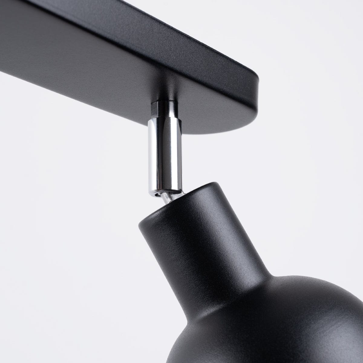 ELBA Taklampa - 2-Ljus Svart - Minimalistisk Justerbar Design - LED Kompatibel - Energivänlig - Idealisk för Kontor och Heminredning