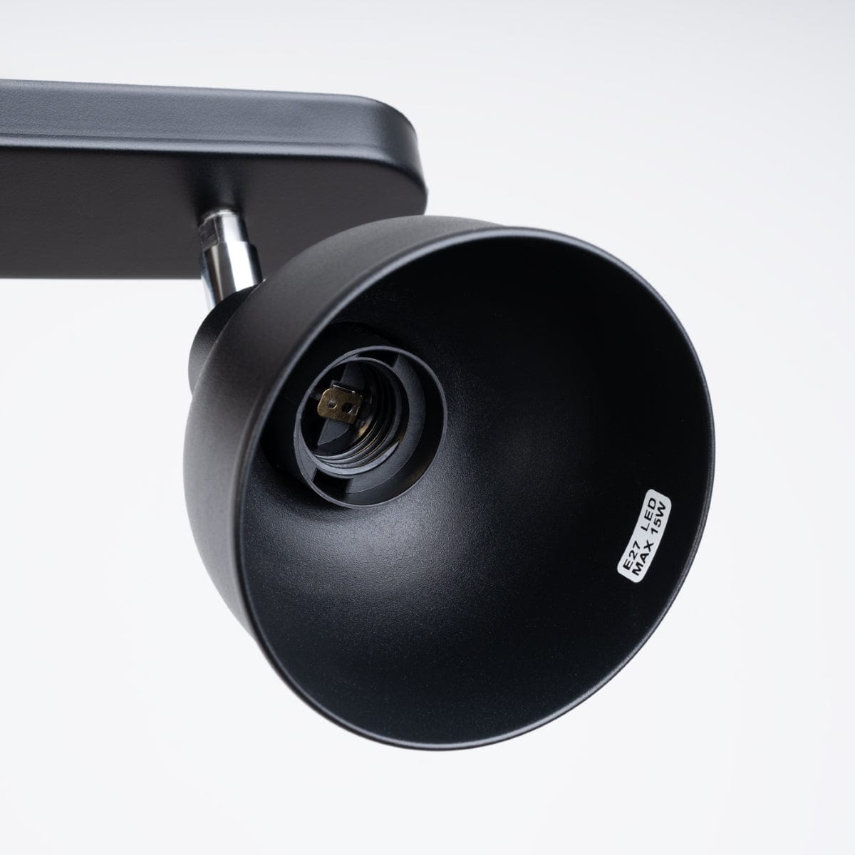 ELBA Taklampa - 2-Ljus Svart - Minimalistisk Justerbar Design - LED Kompatibel - Energivänlig - Idealisk för Kontor och Heminredning