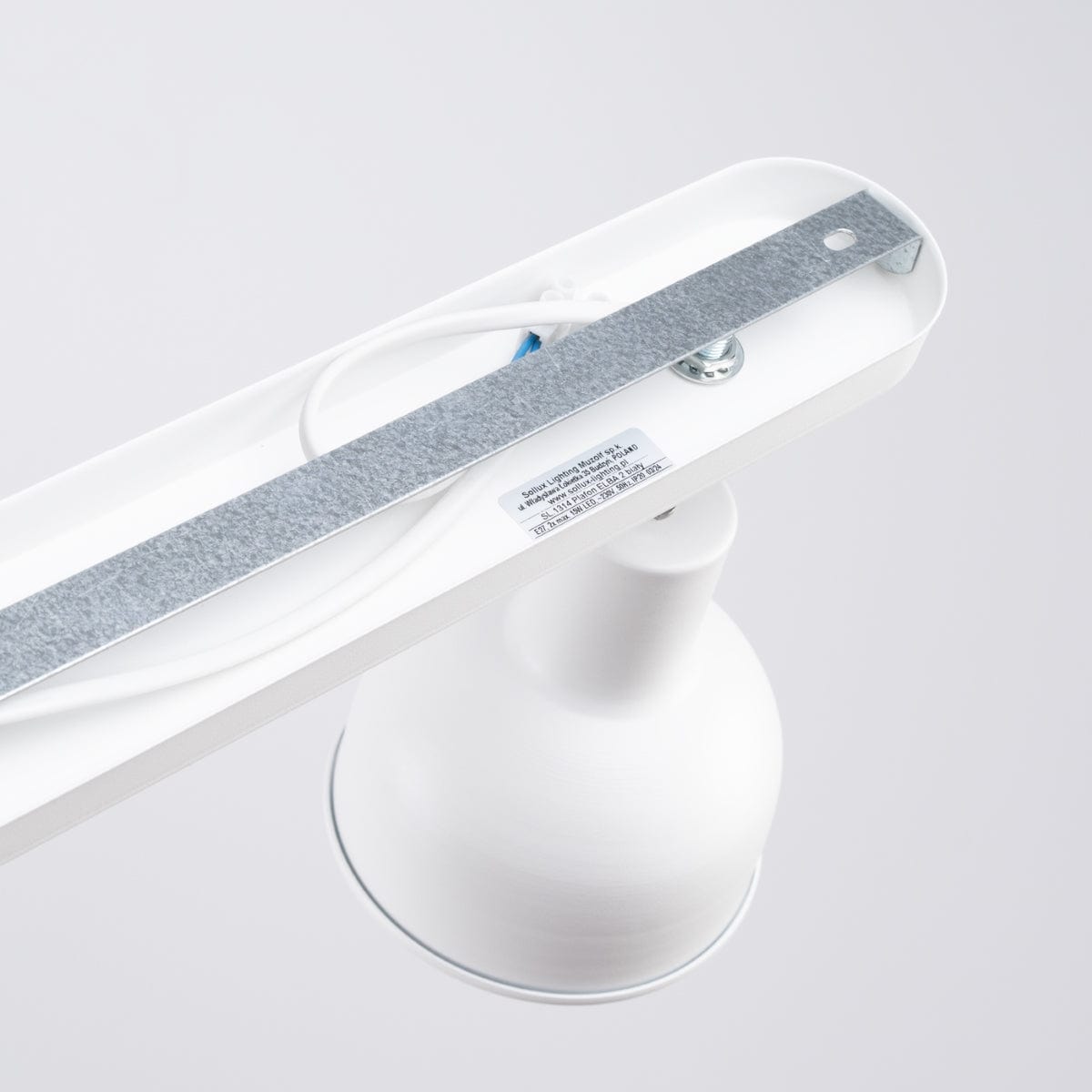 ELBA Taklampa - 2-Ljus Vit - Minimalistisk Justerbar Design - LED Kompatibel - Energibesparande - Idealisk för Kontor och Heminredning