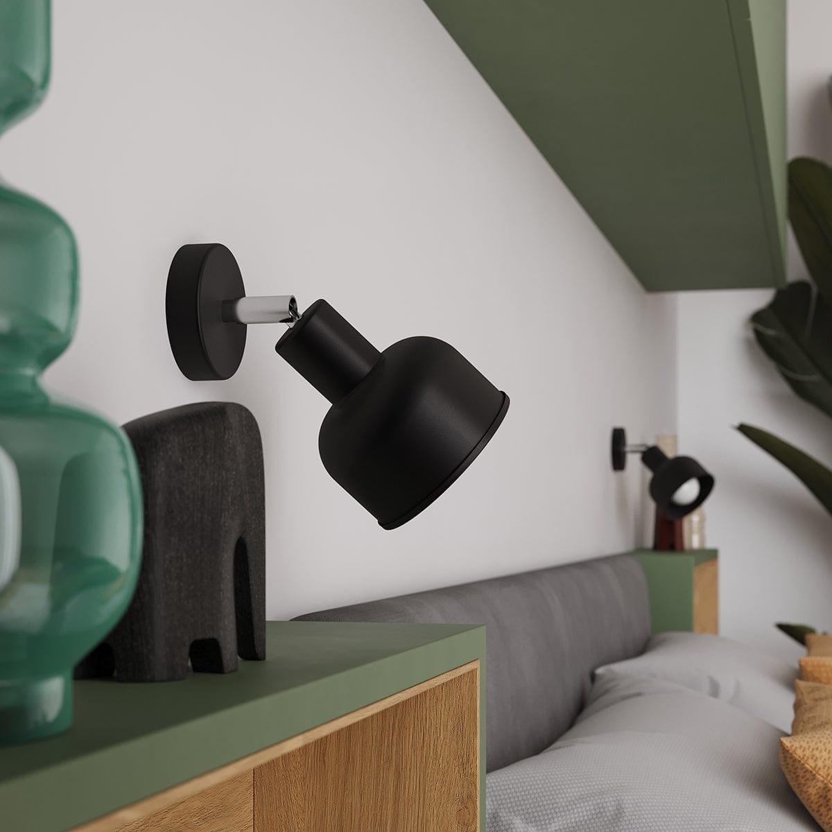 ELBA Taklampa - 3-Ljuskällor Svart - Minimalistisk Justerbar Design - LED Kompatibel - Energisnål - Idealisk för Modernt Inredning