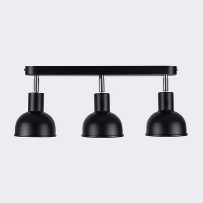 ELBA Taklampa - 3-Ljuskällor Svart - Minimalistisk Justerbar Design - LED Kompatibel - Energisnål - Idealisk för Modernt Inredning