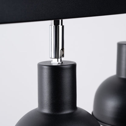 ELBA Taklampa - 3-Ljuskällor Svart - Minimalistisk Justerbar Design - LED Kompatibel - Energisnål - Idealisk för Modernt Inredning