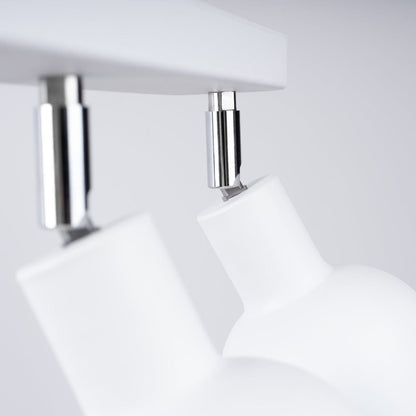 ELBA Taklampa - 3-Ljus Vit - Minimalistisk Justerbar Design - LED Kompatibel - Energisnål - Idealisk för Moderna Interiörer