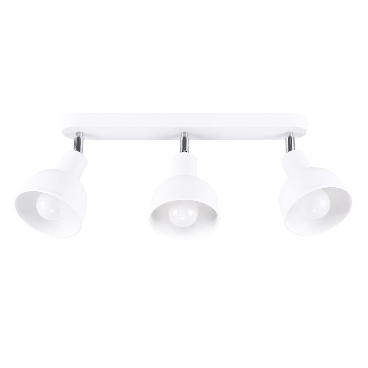ELBA Taklampa - 3-Ljus Vit - Minimalistisk Justerbar Design - LED Kompatibel - Energisnål - Idealisk för Moderna Interiörer