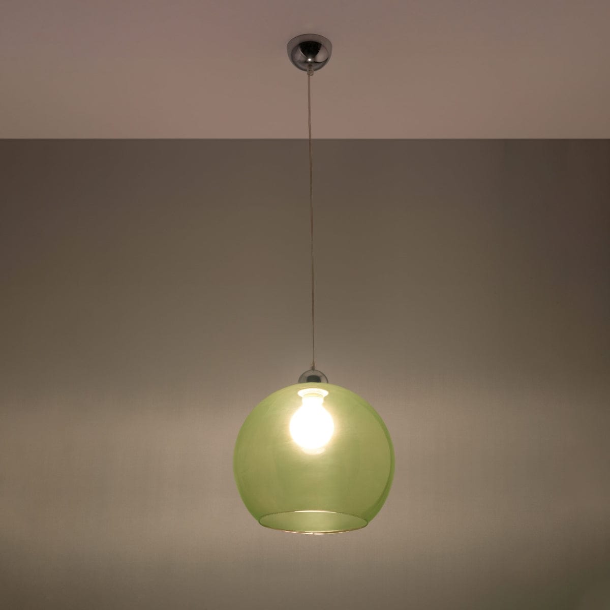 Glasbollpendellampa - Modern Hängande Lampa - 8 Färgalternativ - Utbytbar E27-lampa Kompatibel - Jämnt Spridd Glöd - Minimalistisk Design