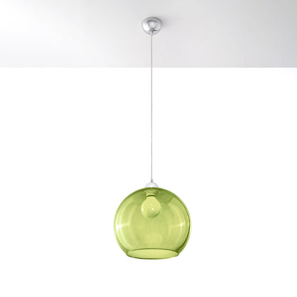Glasbollpendellampa - Modern Hängande Lampa - 8 Färgalternativ - Utbytbar E27-lampa Kompatibel - Jämnt Spridd Glöd - Minimalistisk Design