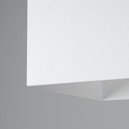 HATI Vit Taklampa - Industristil - Minimalistisk Design - Gips-Cement Material - Enkel Glödlampbyte - Kompakt &amp; Funktionell Belysning