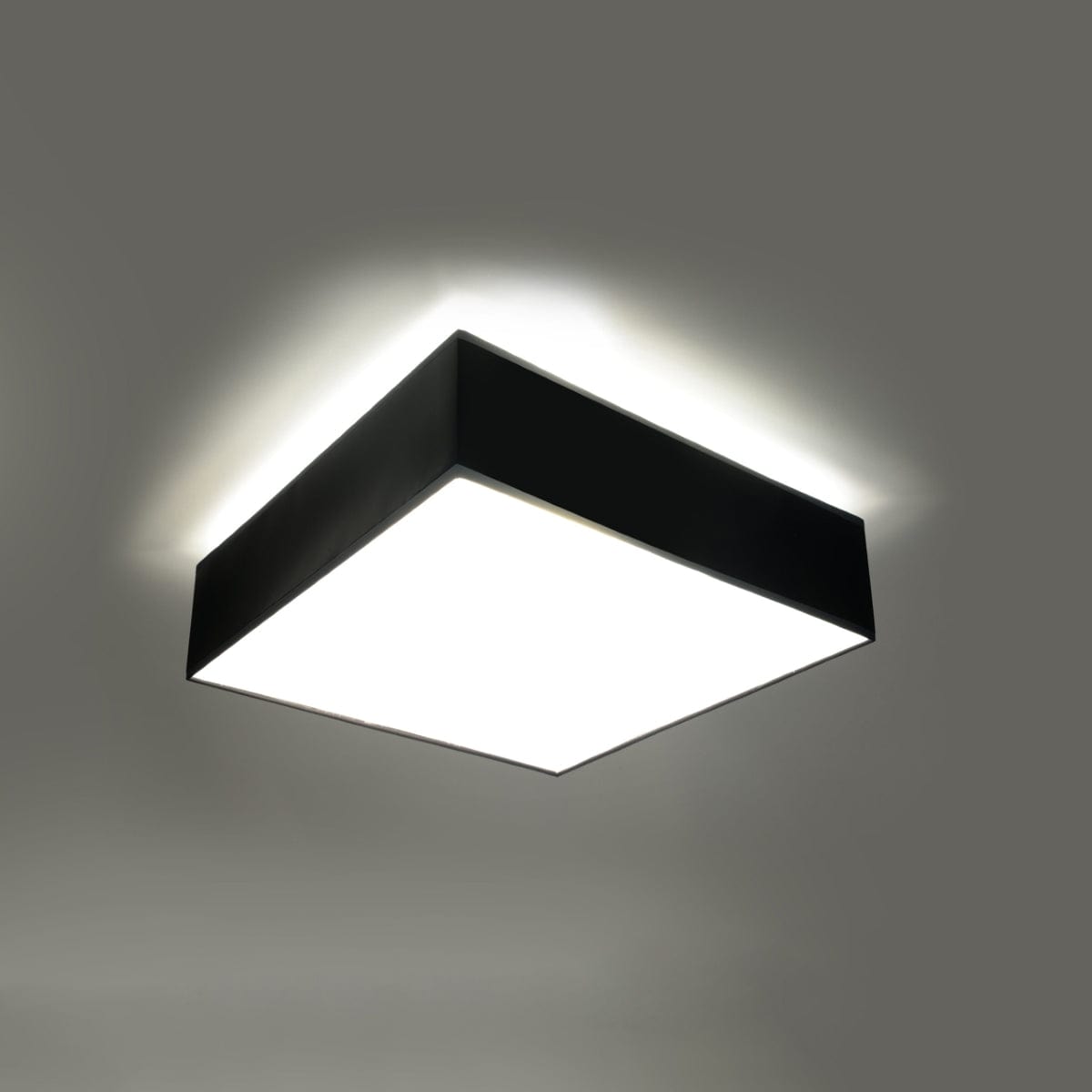Horus Taklampa - Svart - 2xE27 LED - Modern PVC Armatur