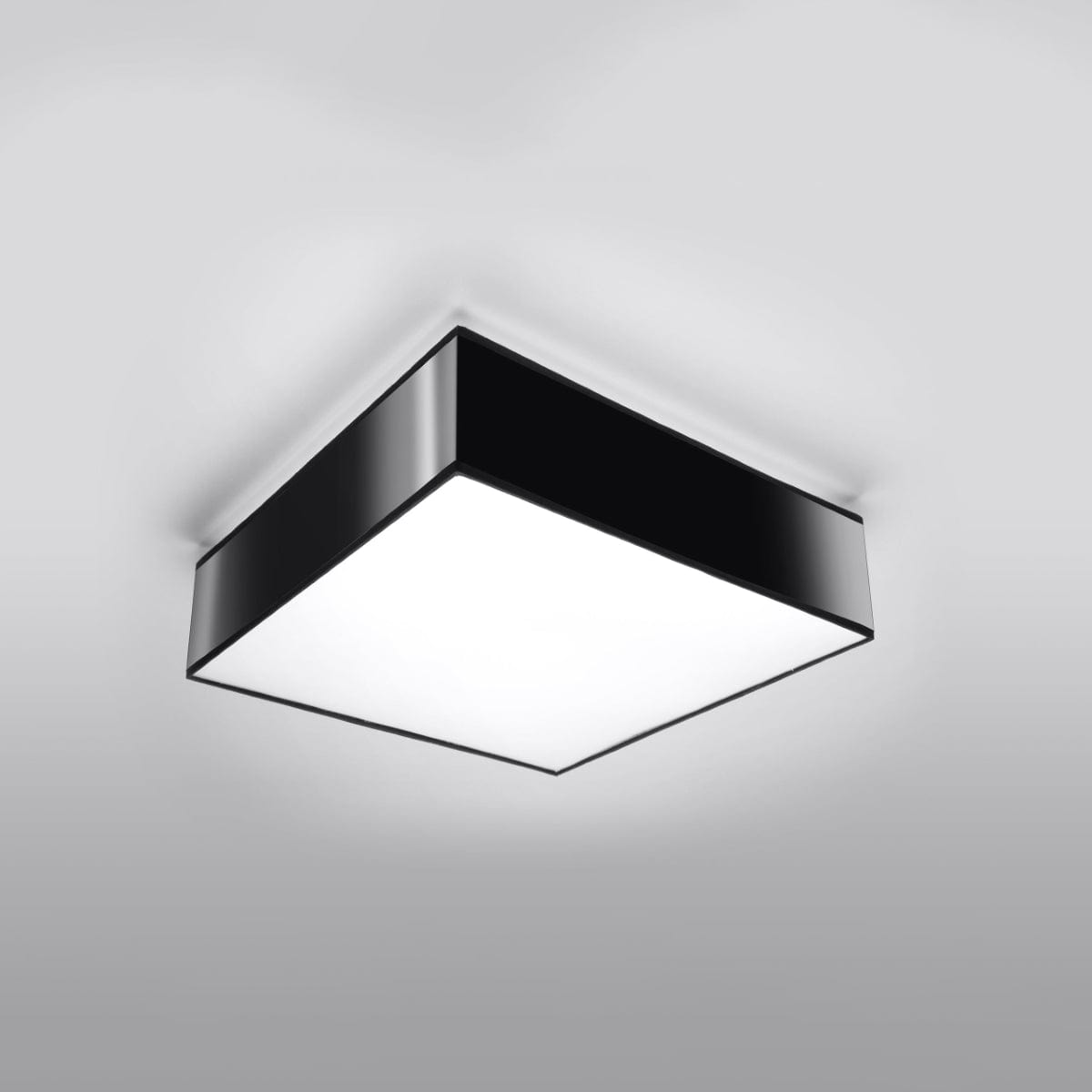 Horus Taklampa - Svart - 2xE27 LED - Modern PVC Armatur