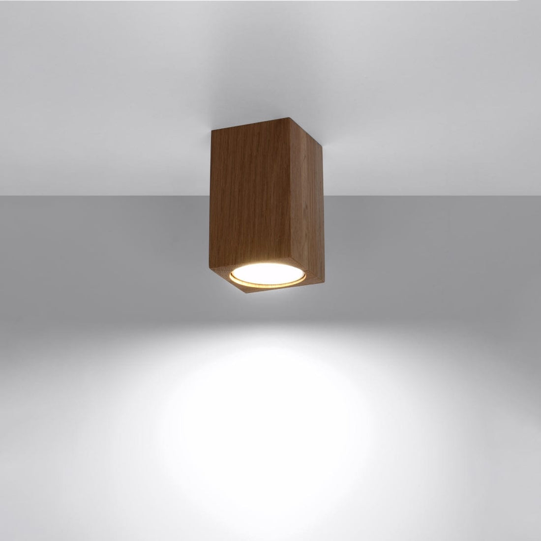 KEKE 10 Ek Taklampa - Minimalistisk Trädesign - Hållbar Loft Stil Belysning - Justerbar Lampfärg och Effekt