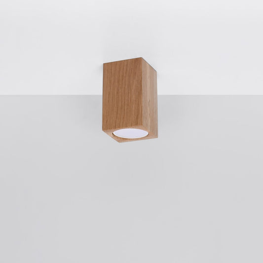 KEKE 10 Ek Taklampa - Minimalistisk Trädesign - Hållbar Loft Stil Belysning - Justerbar Lampfärg och Effekt