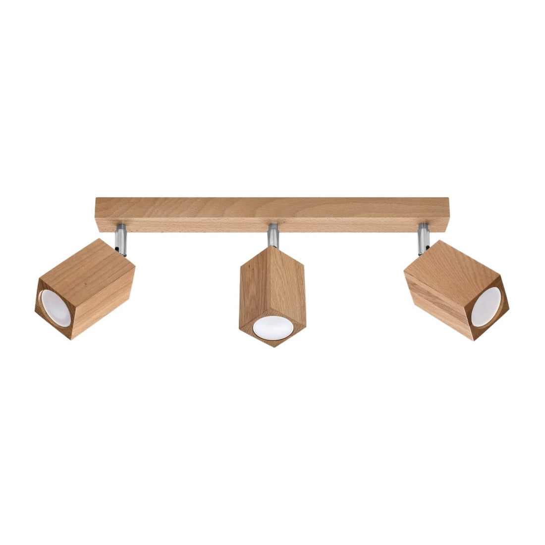 KEKE 3 Ek Taklampa - Modern Minimalistisk Belysning - Loft Stil Trädesign - Hållbara och Justerbara Lampa Alternativ