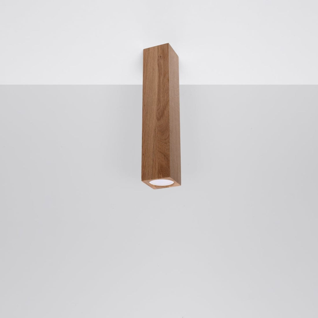 KEKE 30 Ek Taklampa - Minimalistisk Trädesign - Loftstil Belysning - Hållbar Konstruktion - Justerbar Lampa Kompatibilitet