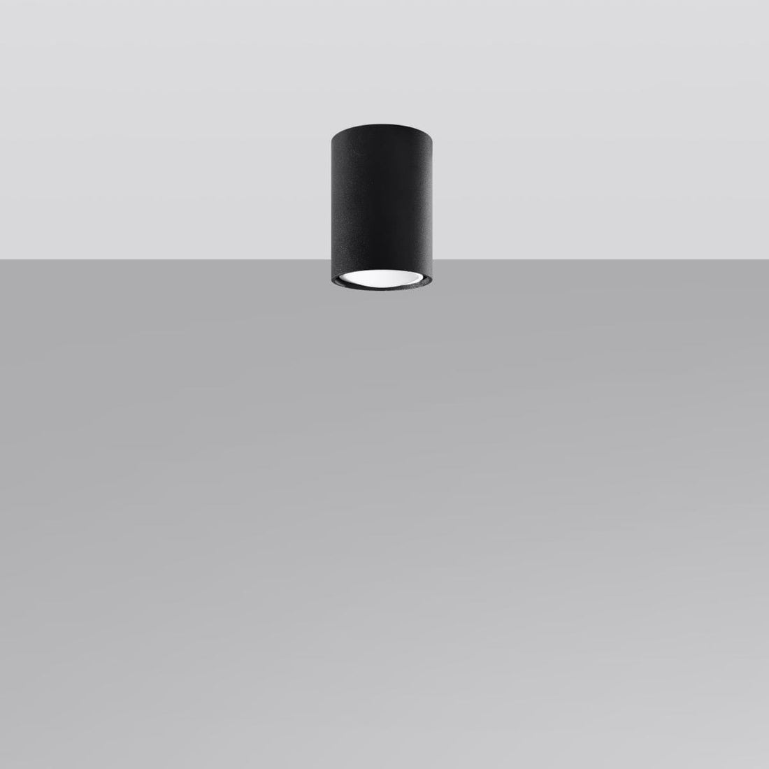 LAGOS 10 Svart Taklampa - Modern Minimalistisk Design - Hållbar Stål - Lätt Installation - GU10 Lampa Kompatibel