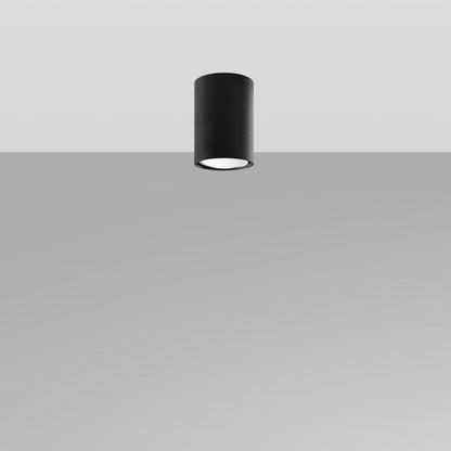 LAGOS 10 Svart Taklampa - Modern Minimalistisk Design - Hållbar Stål - Lätt Installation - GU10 Lampa Kompatibel
