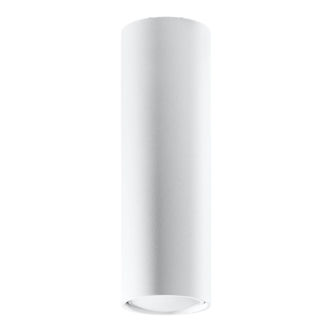 LAGOS 20 Vit Taklampa - Modern Minimalistisk Design - Hållbar Stål - Lätt Installation - GU10 Lampa Kompatibel