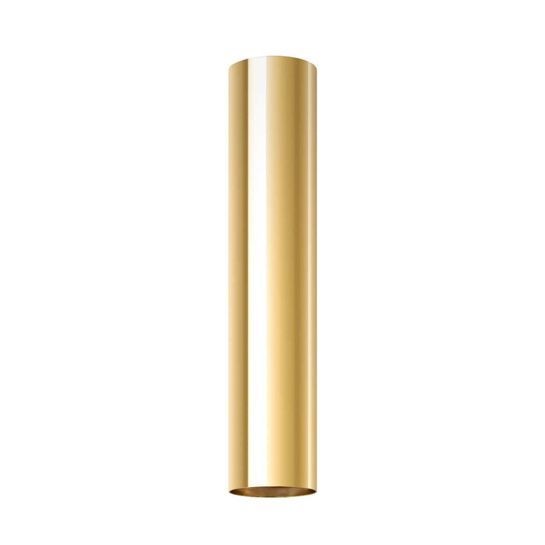LAGOS 30 Polerad Guld Taklampa - Modern Minimalistisk Design - Justerbar Höjd - Hållbart Stål - GU10 Lampa Kompatibel