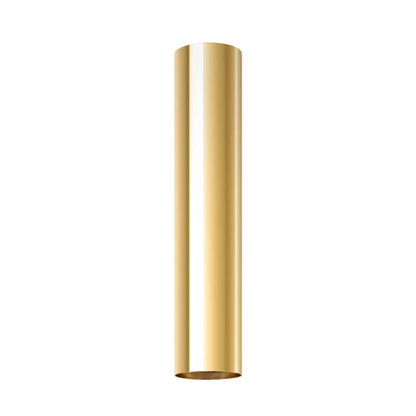 LAGOS 30 Polerad Guld Taklampa - Modern Minimalistisk Design - Justerbar Höjd - Hållbart Stål - GU10 Lampa Kompatibel