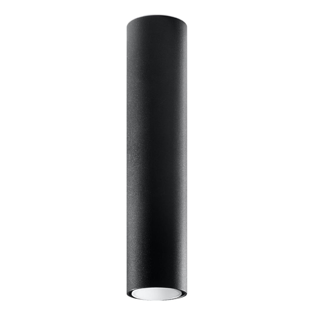 LAGOS 40 Svart Taklampa - Modern Minimalistisk Design - Hållbar Stål - Lätt Installation - GU10 Lampa Kompatibel