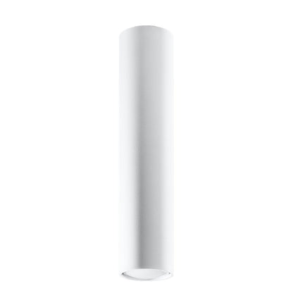 LAGOS 40 Vit Taklampa - Modern Minimalistisk Design - Hållbart Stål - Lätt Installation - GU10 Glödlampa Kompatibel