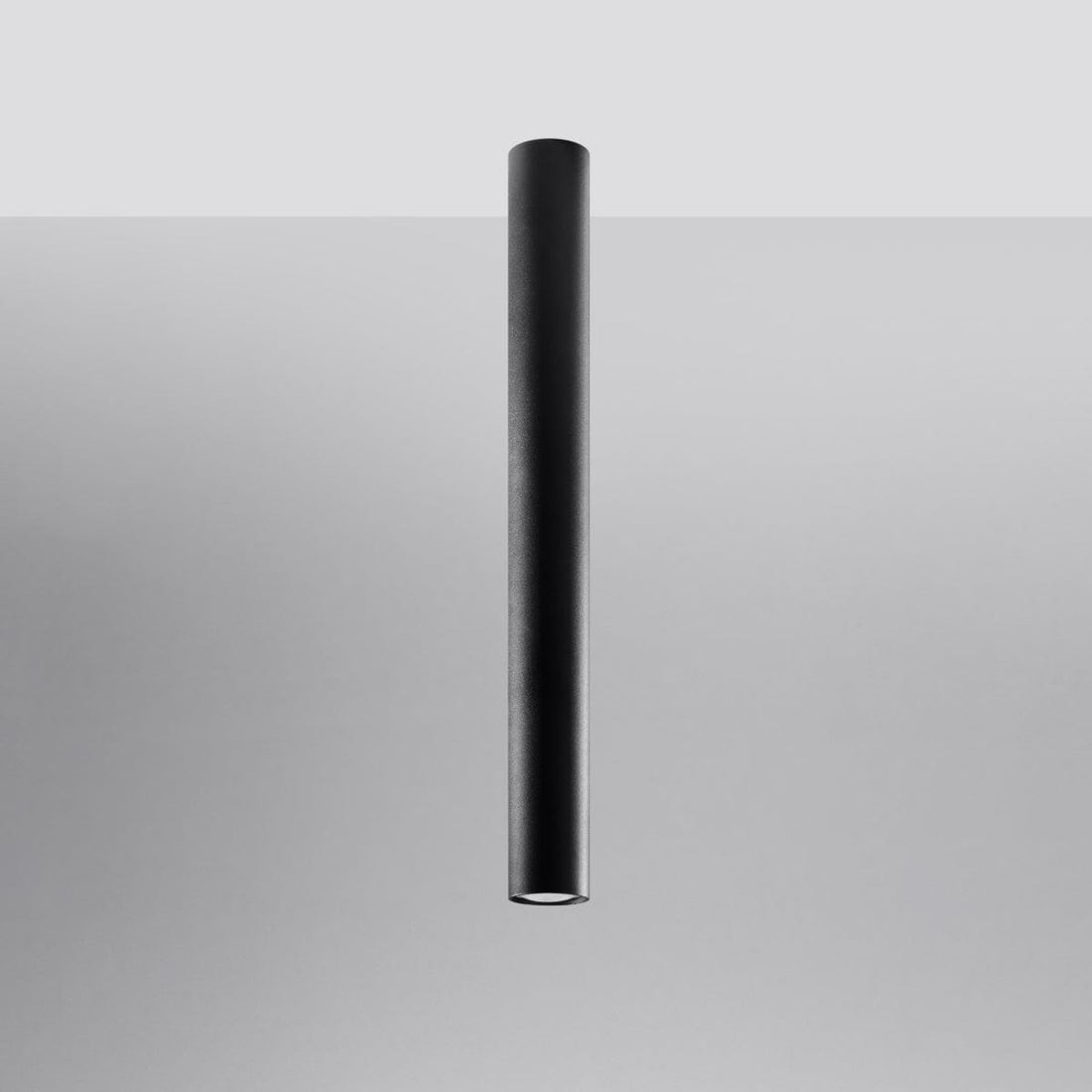 LAGOS 60 Svart Taklampa - Modern Minimalistisk Design - Hållbar Stål - Lätt Installation - GU10 Lampa Kompatibel